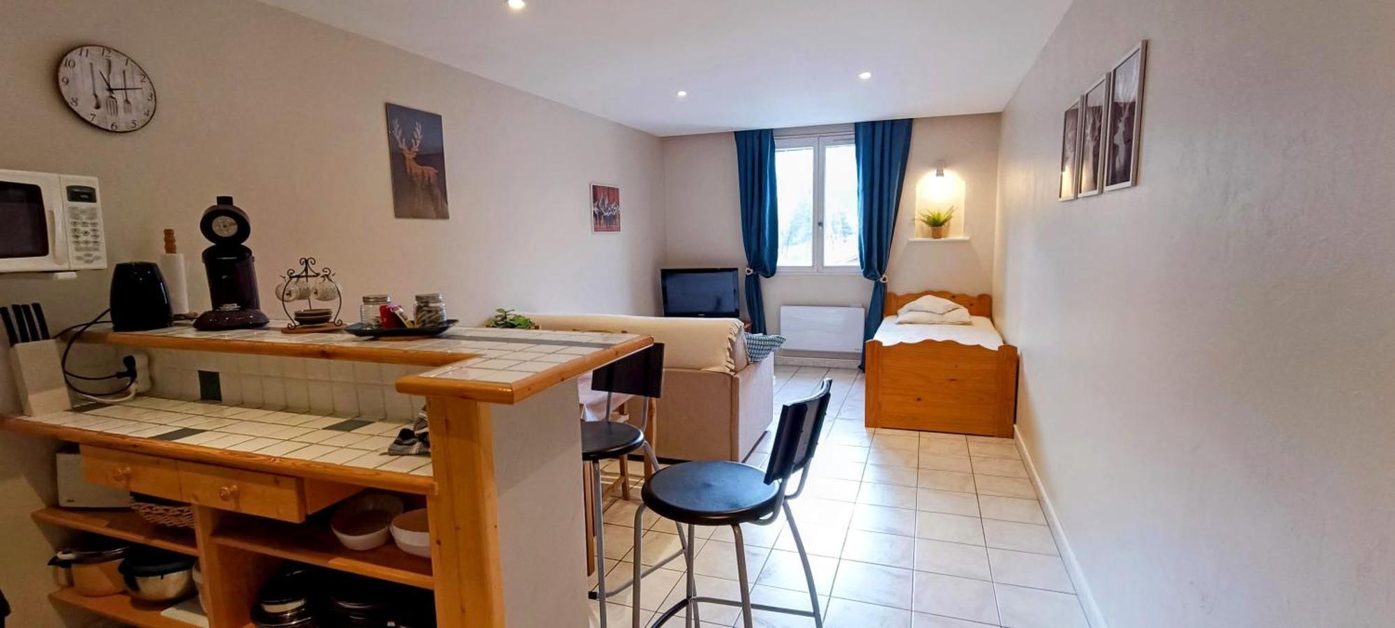 Grand Studio 3 Personnes Idealement Place Barcelonnette Exterior photo